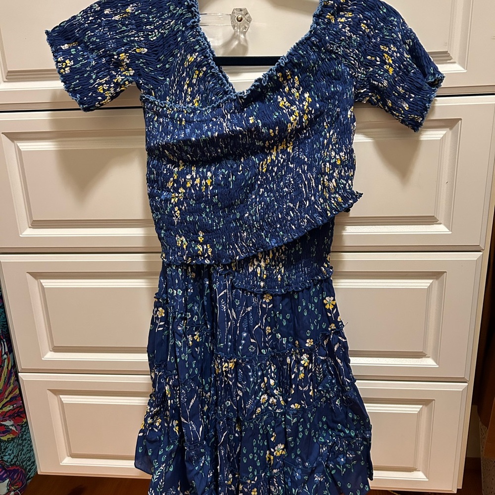 Like new Poupette St Barth blue flirty dress